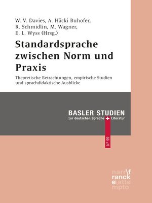 cover image of Standardsprache zwischen Norm und Praxis